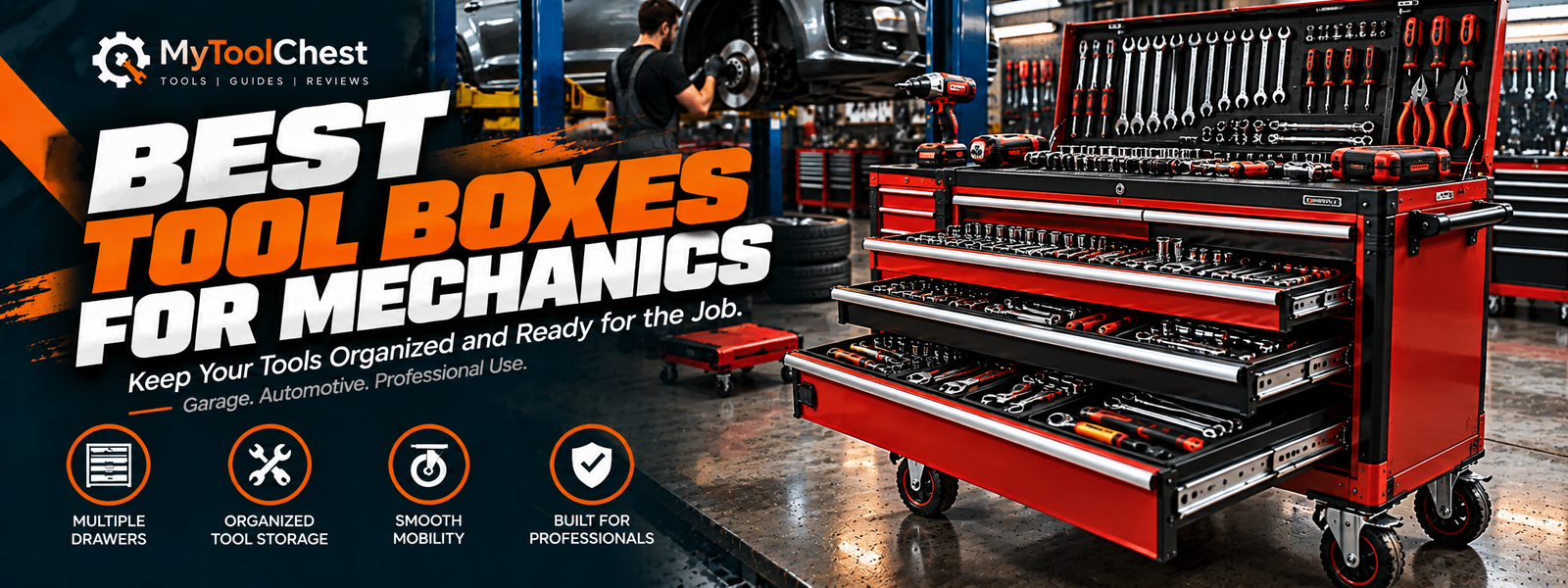 Professional Tool Chest Workshop Banner